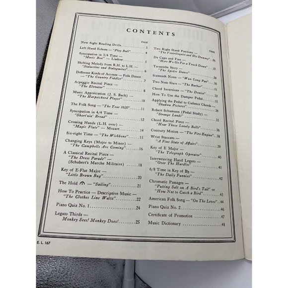 John W Schaum Piano Course B The Blue Book Belwin 1945 Rockville Centre Vintage - Picture 3 of 12